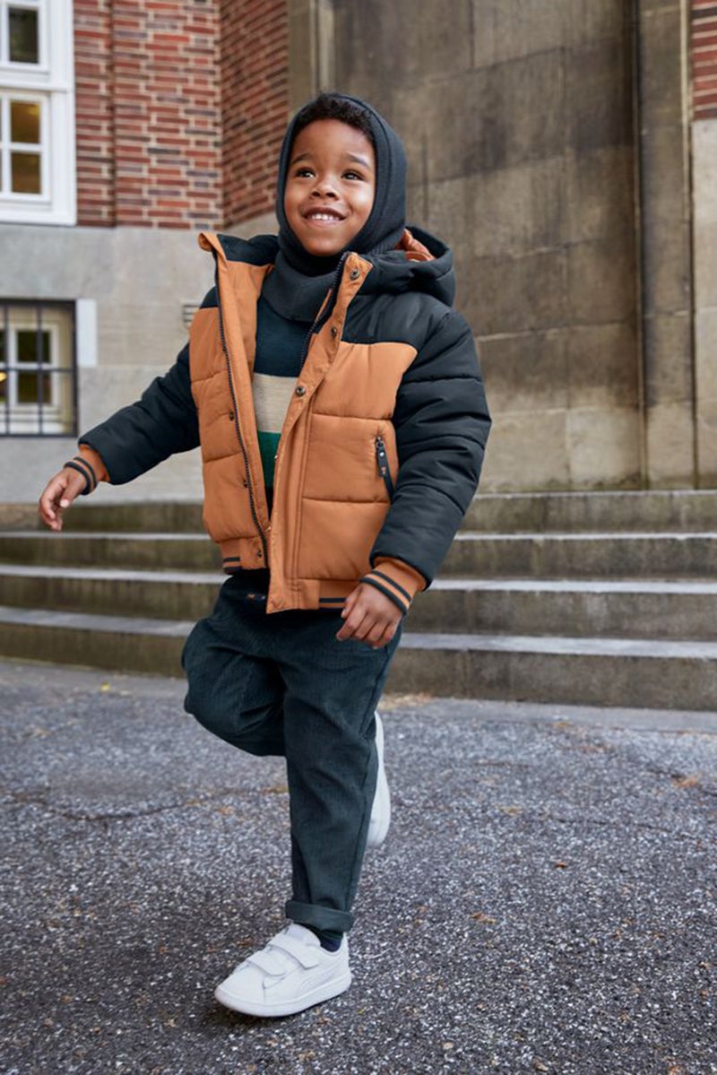 Tchibo Kids Boy Textured Pants, Navy Blue - Image 1