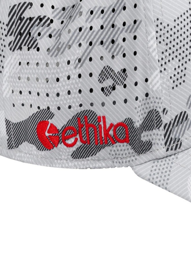 Ethika Athletic Hat, Adjustable Snapback Closure, Lightweight Streetwear Cap (Snow Camo) - Image 4