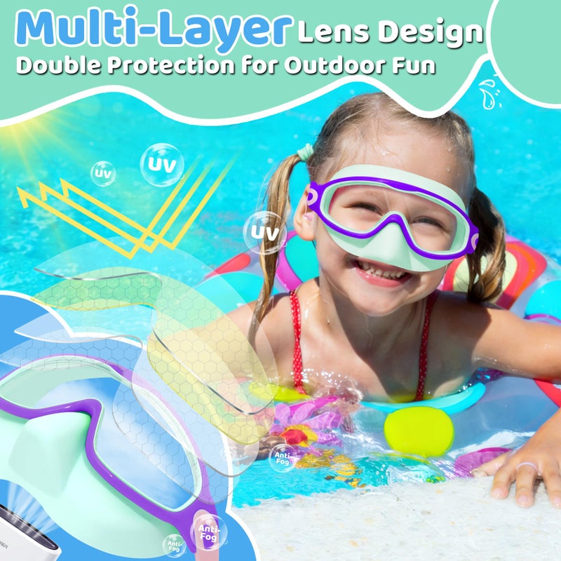 Vvinca Kids Swim Goggles US321 - Image 5