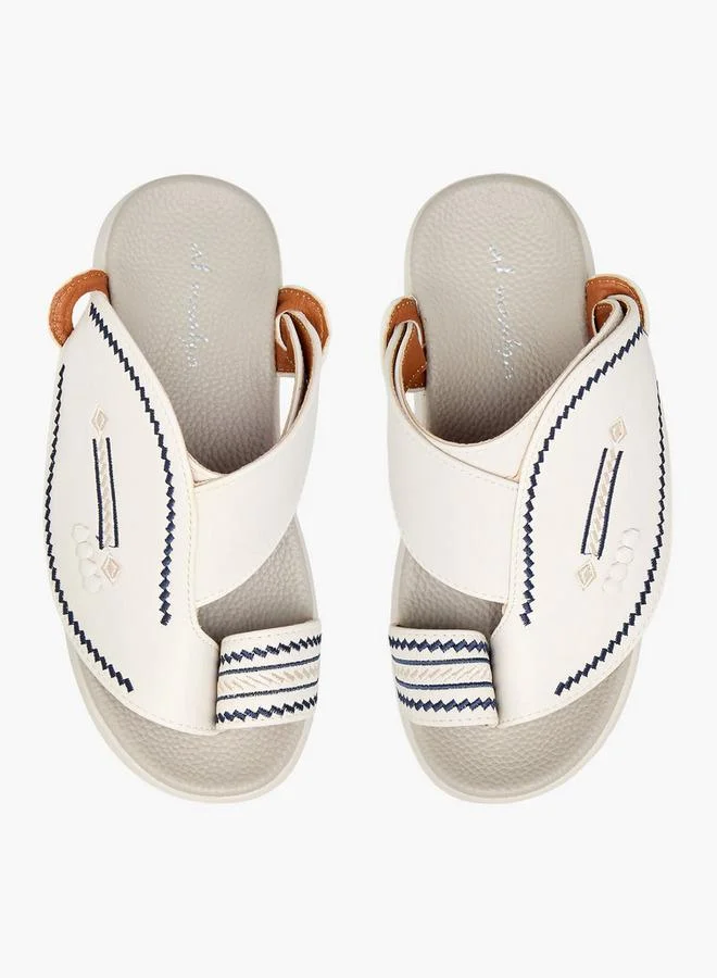 Al Waha Boys Embroidered Arabic Sandals