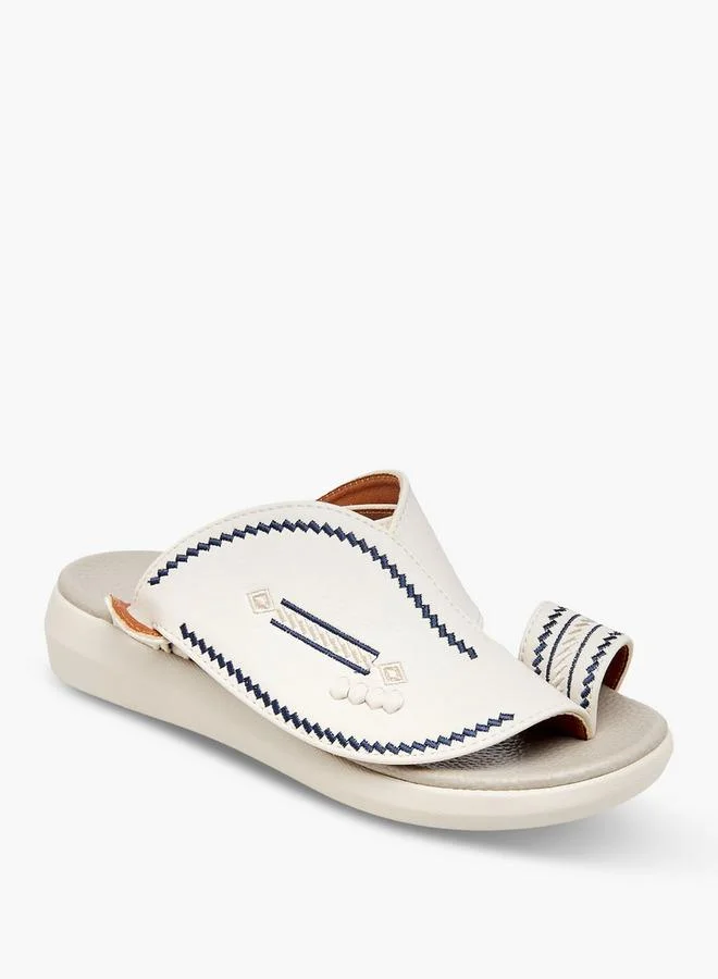 Al Waha Boys Embroidered Arabic Sandals