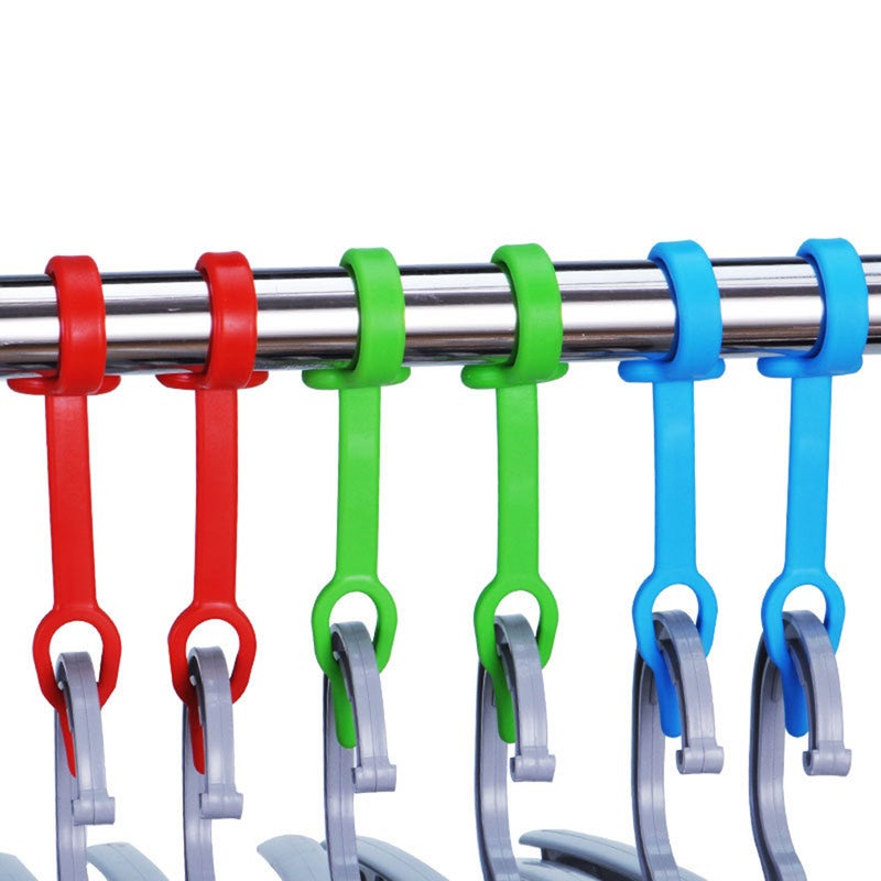 15pcs Windproof Coat Hanger Hooks Portable Clothes Drying Rack Non- Fixed Buckle - Image 2