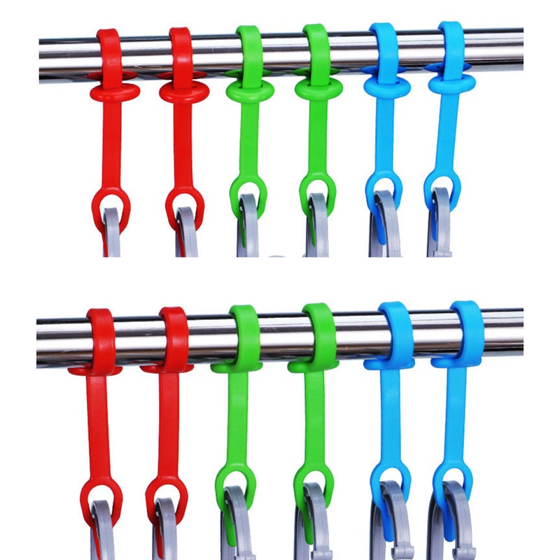 15pcs Windproof Coat Hanger Hooks Portable Clothes Drying Rack Non- Fixed Buckle - Image 4