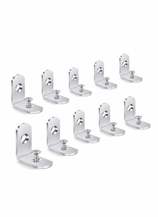 10 Pieces Corner Brace L Brackets Heavy-Duty 30 mm x 30 mm Right Angle Brackets Metal Corner Brackets 90 Degree Bracket for Wood Shelves Dressers Chairs with Screws - pzsku/Z297165395A7071357D0EZ/45/_/1717412821/f705f0fe-54a2-400c-a564-635f46995955