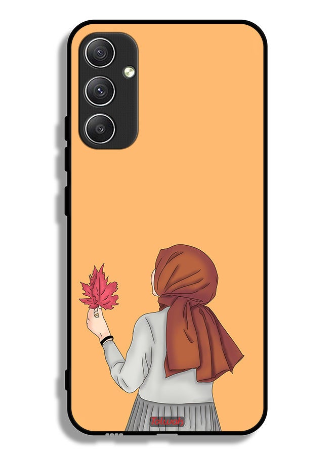 Tolwak Samsung Galaxy A34 5G Protective Case Cover Holding Leaf - Image 1