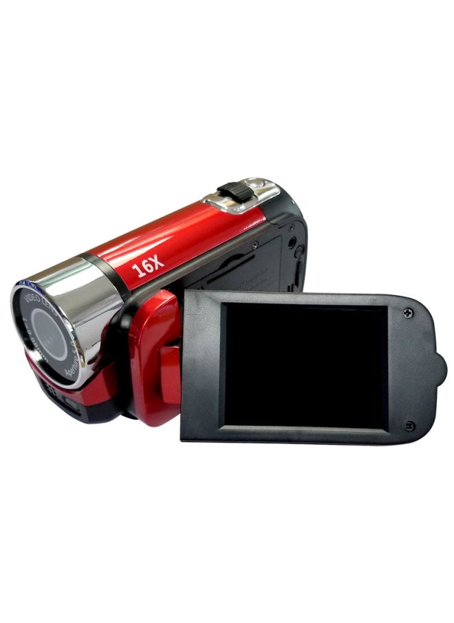 Generic 16 Million Pixel Gift HD DV Digital Camera Domestic CCD Student Camera D100 English-Body Color:D100 Red  - Image 4