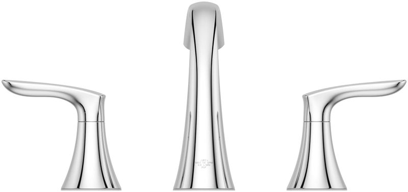 Pfister Weller Bathroom Sink Faucet, 8-Inch Widespread, 2-Handle, 3-Hole, Polished Chrome Finish, LG49WR0C - Image 5