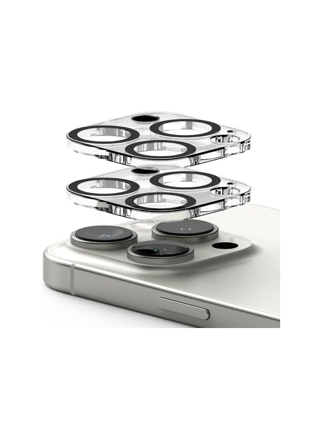 PROMASS Camera Glass [Multi-Layer Protection] Compatible with iPhone 16 Pro / 16 Pro Max Camera Lens Protector, Tempered Glass Cover- 2 Pack - Image 1