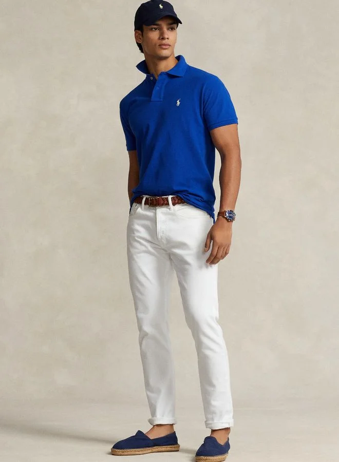 POLO RALPH LAUREN Custom Slim Fit Mesh Polo Shirt