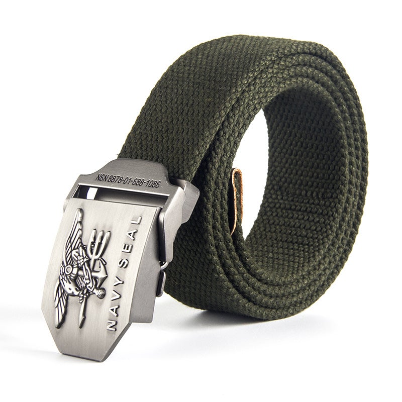 Factory NAVY SEAL US SEAL Canvas Belt Mens Belt Wholesale Army Green 