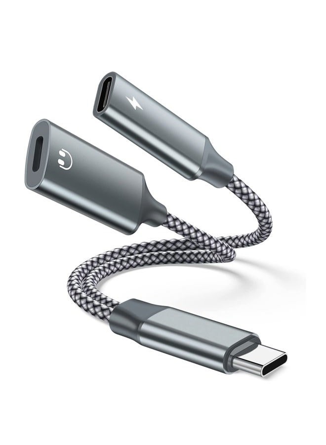 Azddur محول صوت USB C إلى Lightning، شحن سريع PD 60W، جودة صوت Hi-Fi، توافق واسع، متانة لا مثيل لها - Image 1