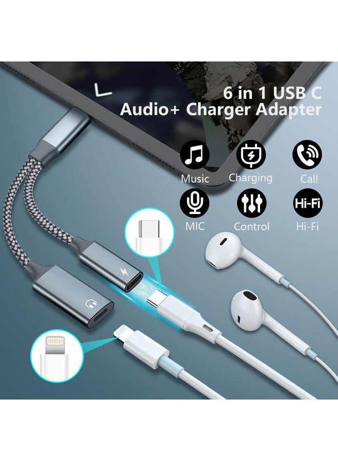 Azddur محول صوت USB C إلى Lightning، شحن سريع PD 60W، جودة صوت Hi-Fi، توافق واسع، متانة لا مثيل لها - Image 2