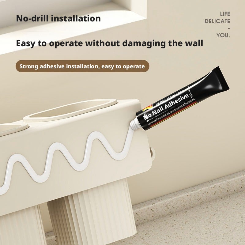 Wall-Mounted Chopstick Holder and Knife Rack - Image 4
