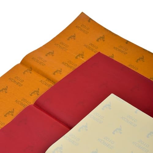 Makemore Creations Transfer Tracing Carbon Copy Paper for Drawing 30 Sheets with 1 Embossing Stylus Tools 21 x 33cm for Multiple Surfaces, Wood, MDF, Canvas, Paper, Fabric, Color - Red, Yellow, White - Image 3