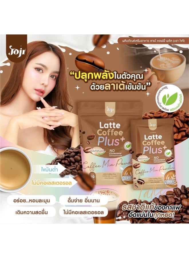 Joji Coffee Plus+ Instant Latte | Healthy Coffee Mix with Fiber & Plant Extract | Sugar-Free, No Trans Fat – 10 Stick Pack - Image 2