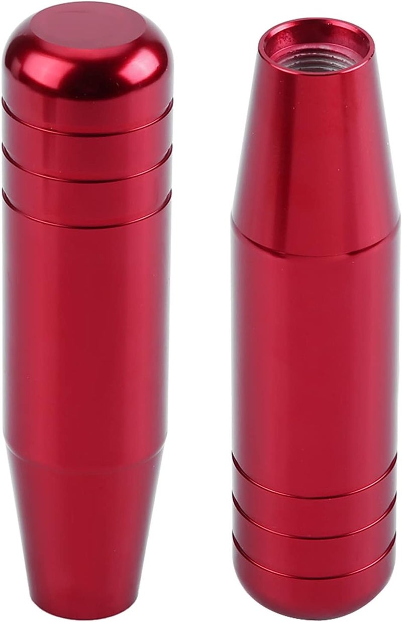 Universal Aluminum Alloy Car Gear Shift Knob Lever 13cm Black Red Blue for Luxury Fashionable Look (Red) - Image 3