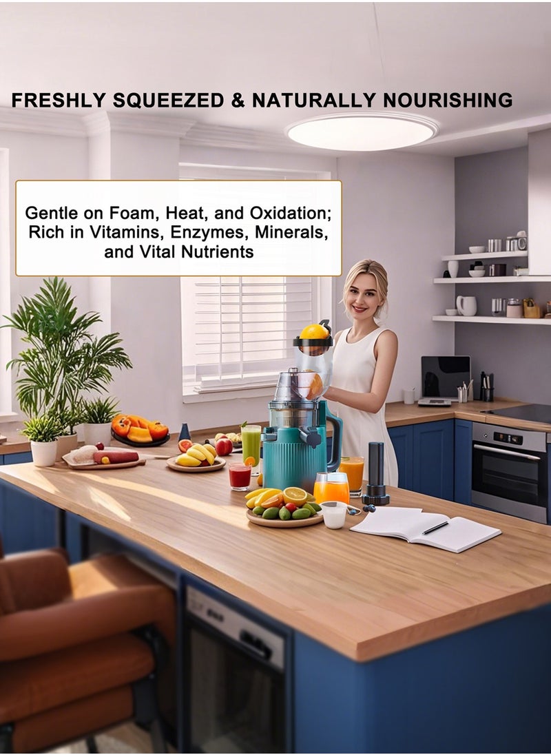 High Performance Electric Juicer for Fruits and Vegetables | 200 Watts with Large 3.55 inch Caliber for Maximum Juice Yield
