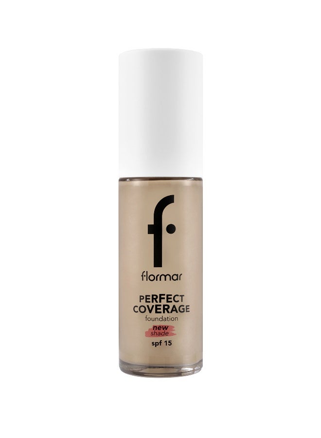 flormar NP Perfect Coverage Fdt- 132 Natural Beige - Image 1