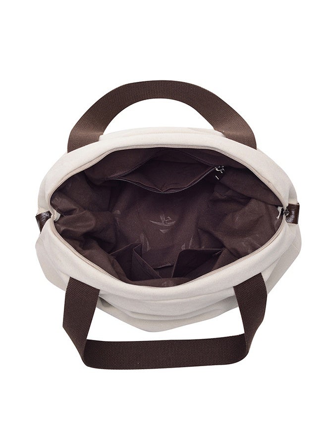 high capacity Casual Canvas Bag Canvas，Large capacity Shoulder Bag Handbag，Shoulder Bag Large Capacity Portable Tote Bag - Image 2