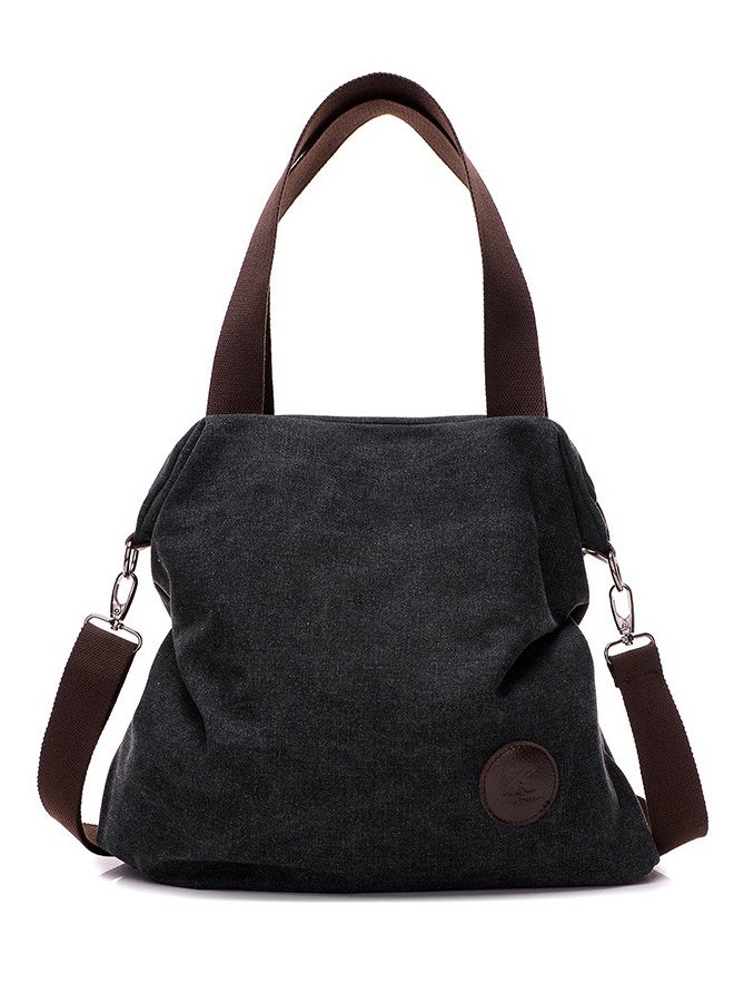 high capacity Casual Canvas Bag Canvas，Large capacity Shoulder Bag Handbag，Shoulder Bag Large Capacity Portable Tote Bag - Image 1