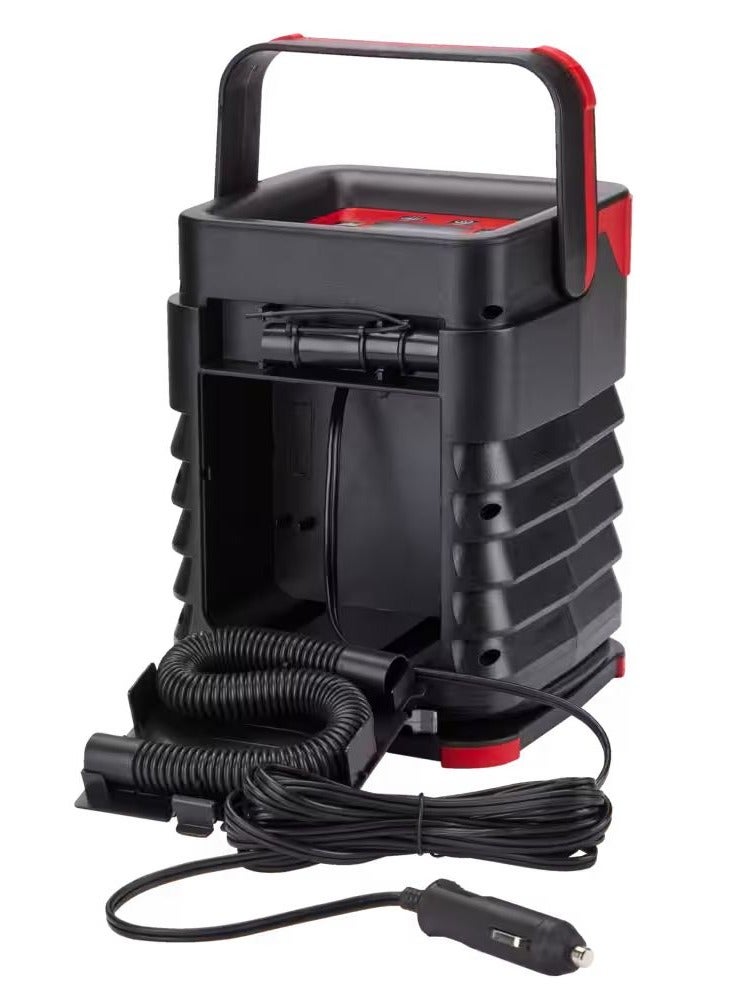 موتوماستر منفاخ إطارات رقمي عالي التدفق من موتو ماستر 12 فولت | 120 رطل لكل بوصة مربعة | مناسب للسيارات وسيارات الدفع الرباعي والشاحنات الصغيرة والدراجات النارية وإطارات الدراجات والمعدات الرياضية والمراتب الهو - Image 3