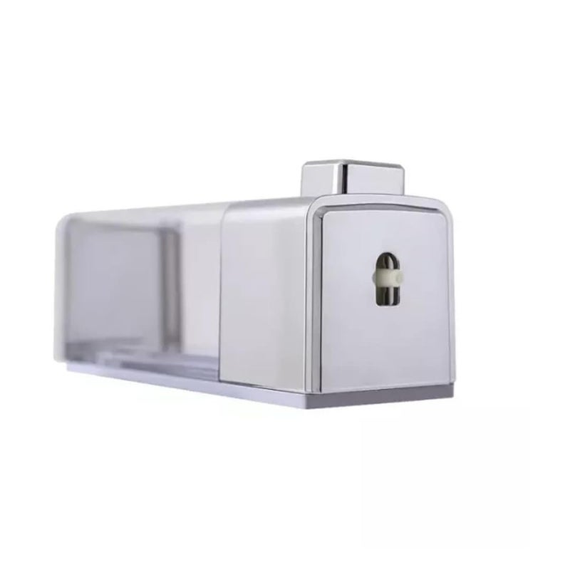 COSVIT Transparent ABS Plastic Wall Mounted Soap Dispenser 400ml (Pack of 2) - Image 4