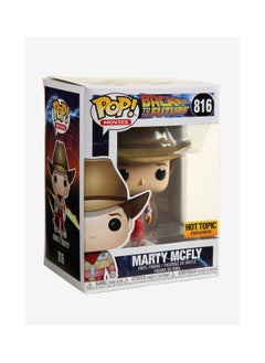 NIBEMINENT PoP! Back To The Future Marty Mcfly Cowboy Bobblehead Toy 816 3.75inch  - Image 3