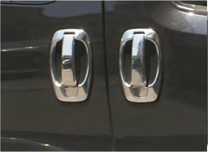 EC Shop Leader Citroen Nemo Set of 2 Chrome Side Door Trim and Door Handle Chrome