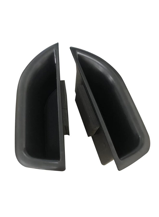 2 Pcs Front Row Door Organizer Storage Tray ABS Grab Handle Tray Insert Glove Pallet Compatible with Mercedes Benz E Class W212 2010-2016 - Image 3