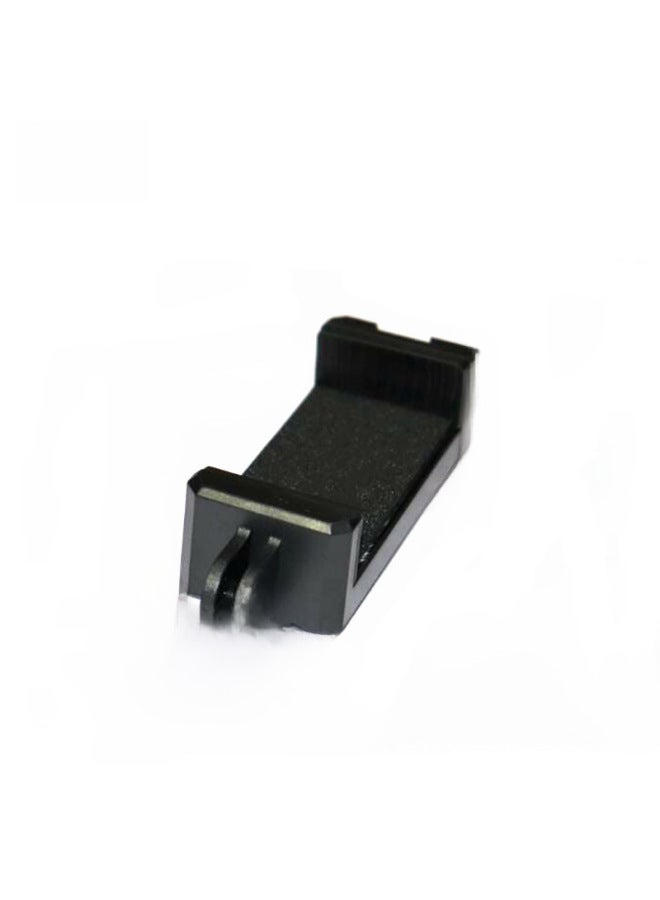 Generic Suitable For GoPro Interface With Hot Shoe Socket Mobile Phone Clip Internet Red Selfie Mobile Phone Clip Clip Diamond Clip-Color:Black - Image 2