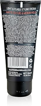 Dapper Dan Signature Style Medium Hold Styling Cream With A Matt Finish 90ml - Image 2