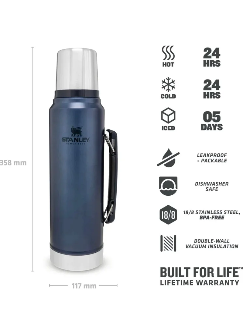 ستانلي Classic Vacuum Stainless Steel Thermos 1 LT