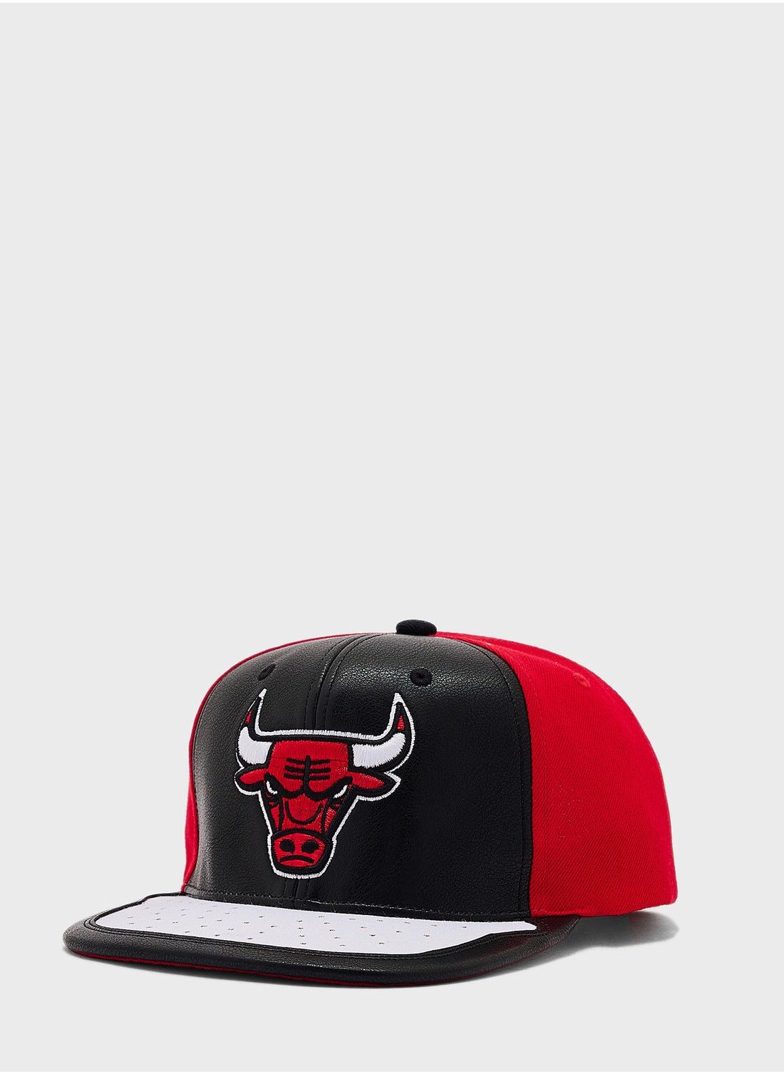 Chicago Bulls NBA on The Block Mitchell & Ness Snapback Hat