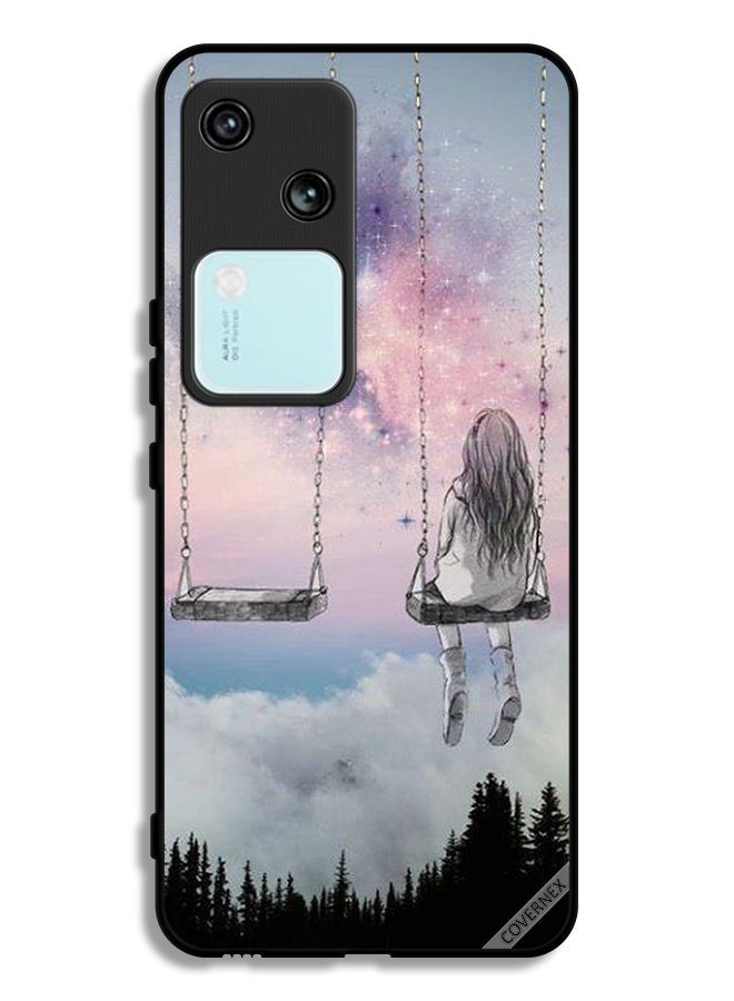 Covernex Vivo V30 5G Protective Case Cover Lonely Girl Art - Image 1