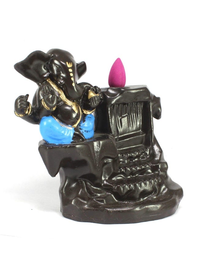 eCraftIndia Ganesha Scented Backflow Cone Incenses (Blue) - Image 4