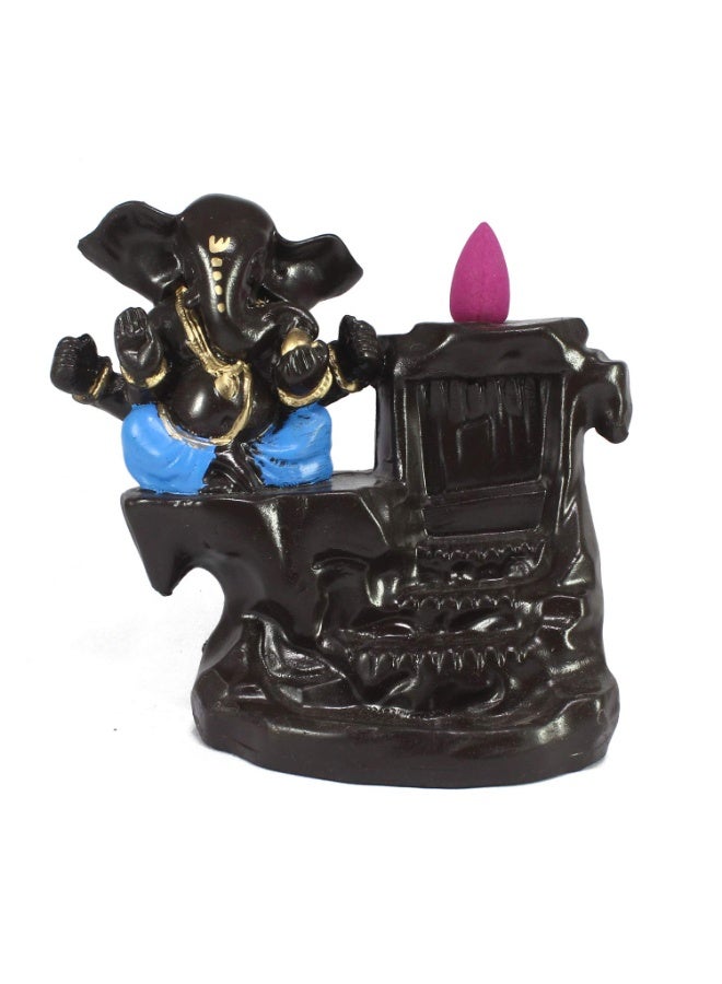 eCraftIndia Ganesha Scented Backflow Cone Incenses (Blue) - Image 2