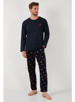 Buratti Cotton Regular Fit Long Sleeve Pajama Set Men's Pajama Set 6572013  - Image 3