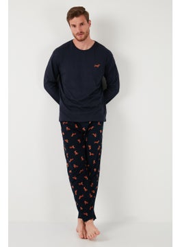 Buratti Cotton Regular Fit Long Sleeve Pajama Set Men's Pajama Set 6572013  - Image 2