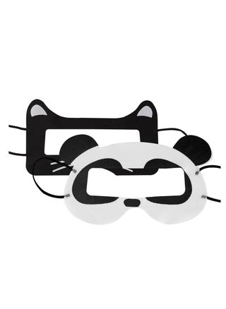 100Pcs Cartoon Disposable VR Eye Mask for Oculus Quest 2 Quest Pro PSVR2, Skin-Friendly, Breathable, Soft, Comfortable, and Hygienic VR Universal Mask (Panda+Black Cat) - pzsku/Z2972817C48FEC87ECEDEZ/45/_/1699008988/5f3e31be-5fd4-4db2-9aa6-af5a74bbd5a3