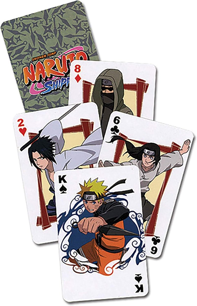 Naruto Shippuden Standard Playing Cards - Collectible Deck of 52 Cards