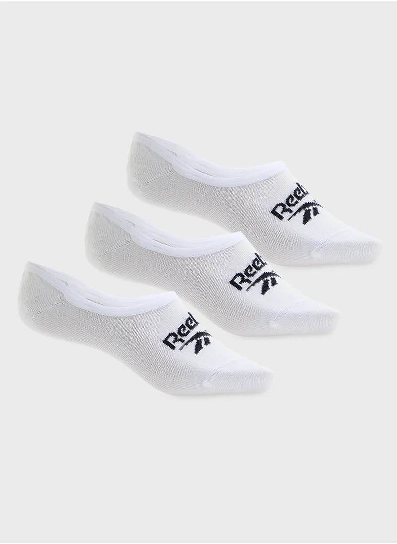 ريبوك 3 Pack No Show Socks