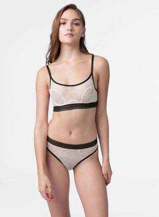 Lace Detail Wired Bra