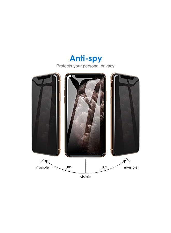 Jetech Privacy Screen Protector For Iphone 11 Pro, Iphone Xs And Iphone X 5.8-Inch, Anti Spy Tempered Glass Film, 2-Pack - Image 4