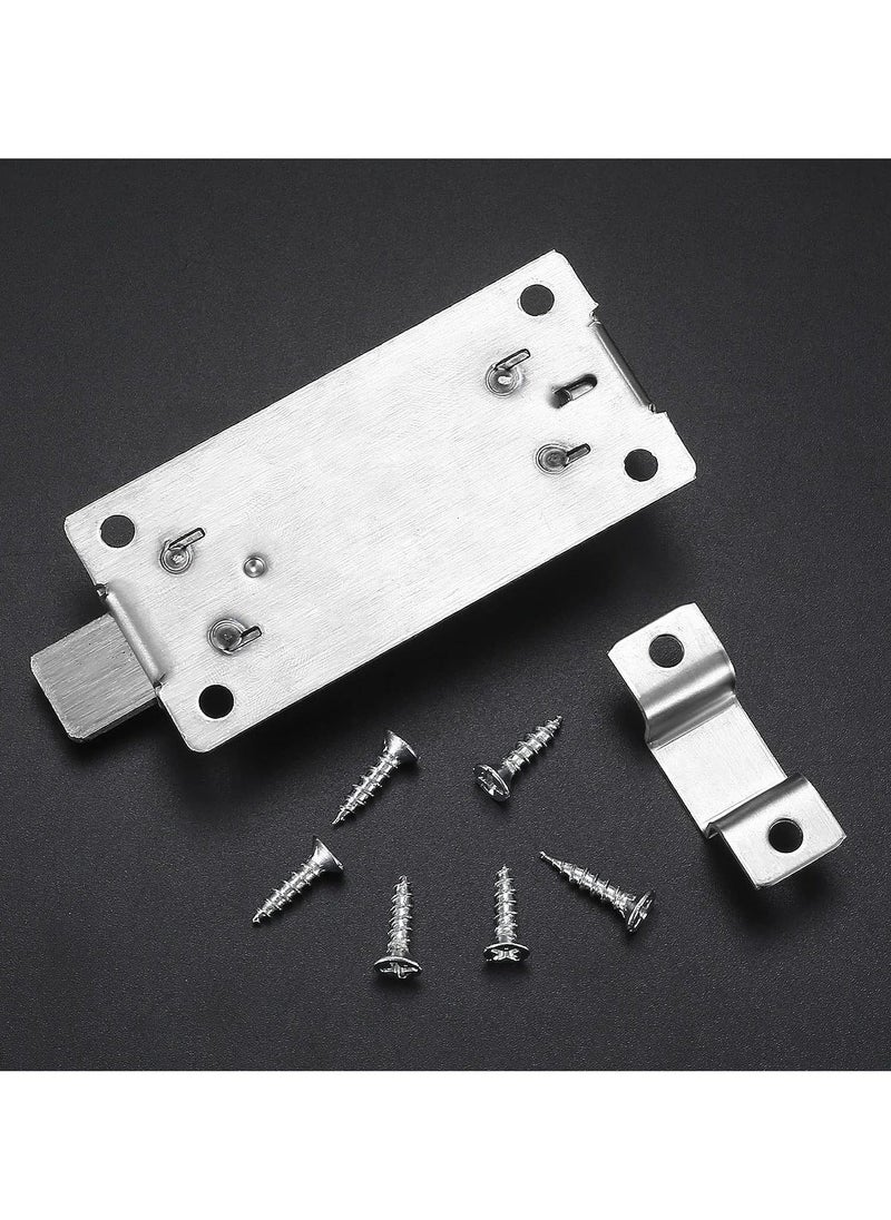 Y&D - 4 Inch Door Locks PCS Garden Gate Stainless Steel Latches Bolt Lock Latch Barrel Sliding with Padlock Hole for Wooden Gates Shed - Image 1