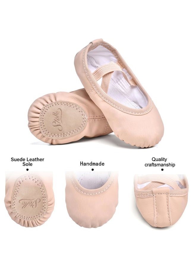 Stelle Girls Ballet Practice Shoes, Yoga Shoes for Dancing(BP, 10M Toddler) - Image 4