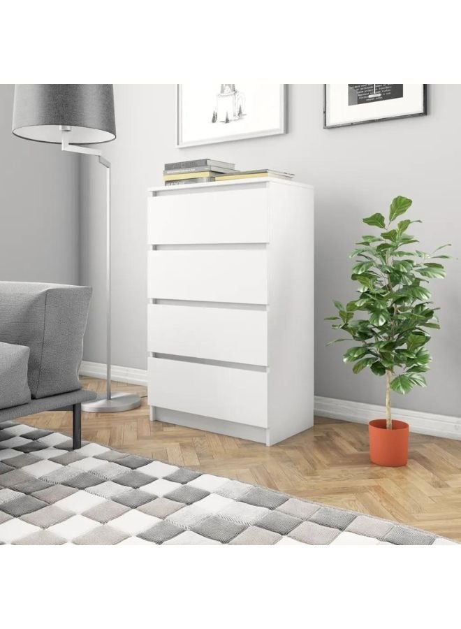 vidaxl vidaXL Sideboard White 60x35x98.5 cm Engineered Wood  - Image 1