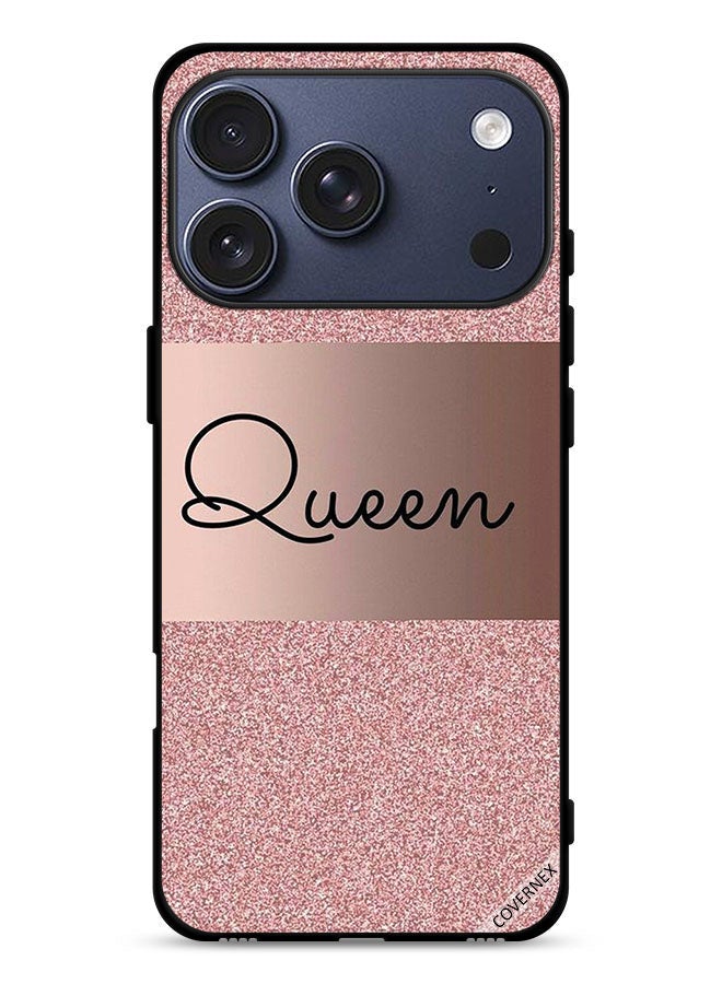 Covernex Apple iPhone 17 Pro Protective Case Cover Queen Glitters Background - Image 1