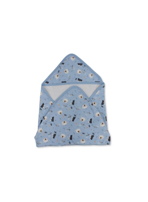 Cotton Baby Blanket - Babyblue