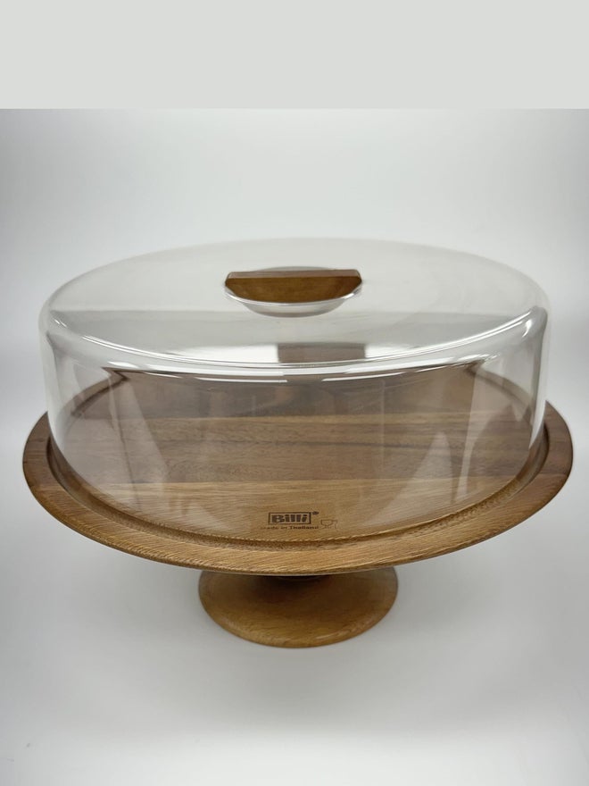 Billi Cake Dome with Stand, Brown - Image 2