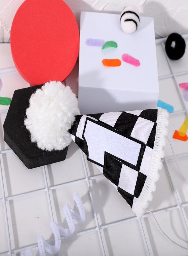 YOUAME Race Car 1st Birthday Hat - Party Decorations, Boy Outfit, Plaid Crown, Racing First Photo Prop - Image 5